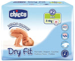 CHICCO Dry Fit Mini Νο 2, Πάνες για Νεογέννητα 3 έως 6kg, 25 Πάνες / Συσκευασία