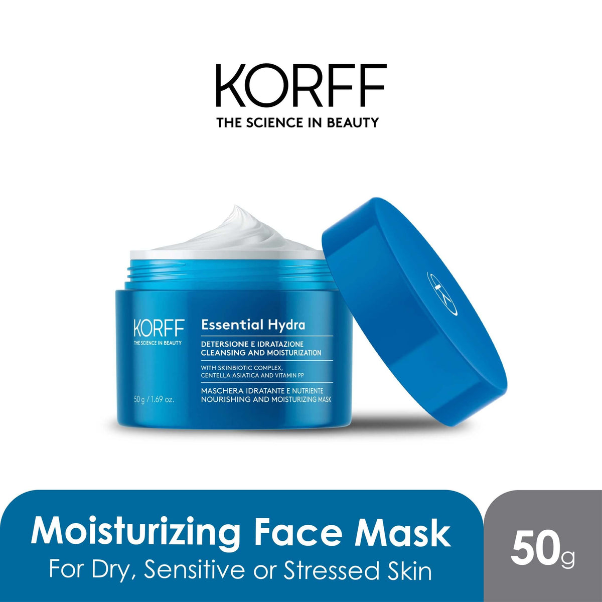 KORFF Essential Hydra Nourishing And Moisturizing Mask Ενυδατική Μάσκα Προσώπου 50 g