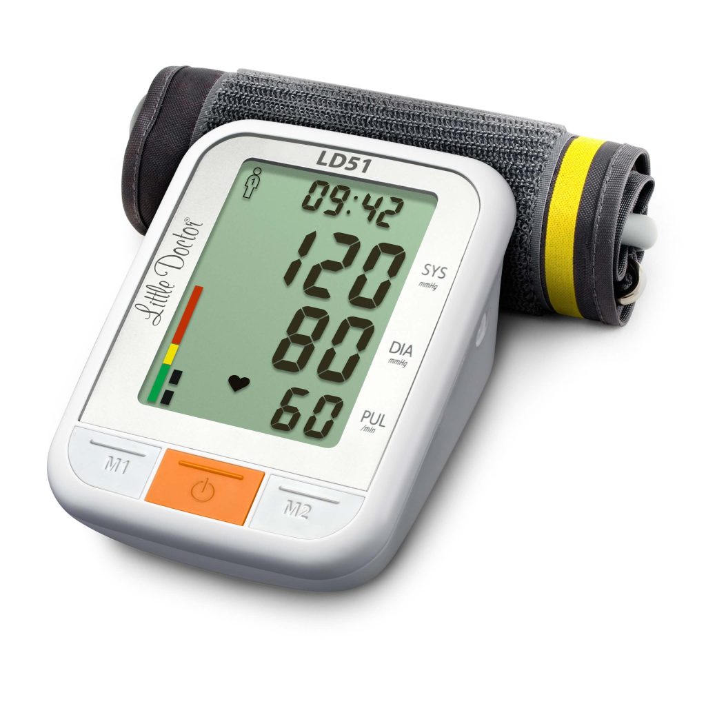 LITTLE DOCTOR LD-51 Ψηφιακό πιεσόμετρο, ψηφιακός μετρητής πίεσης, 1τμχ