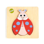 OOPS Build & Match 3D Puzzle Ξύλινο Παιδικό Παιχνίδι Παζλ, 1τμχ