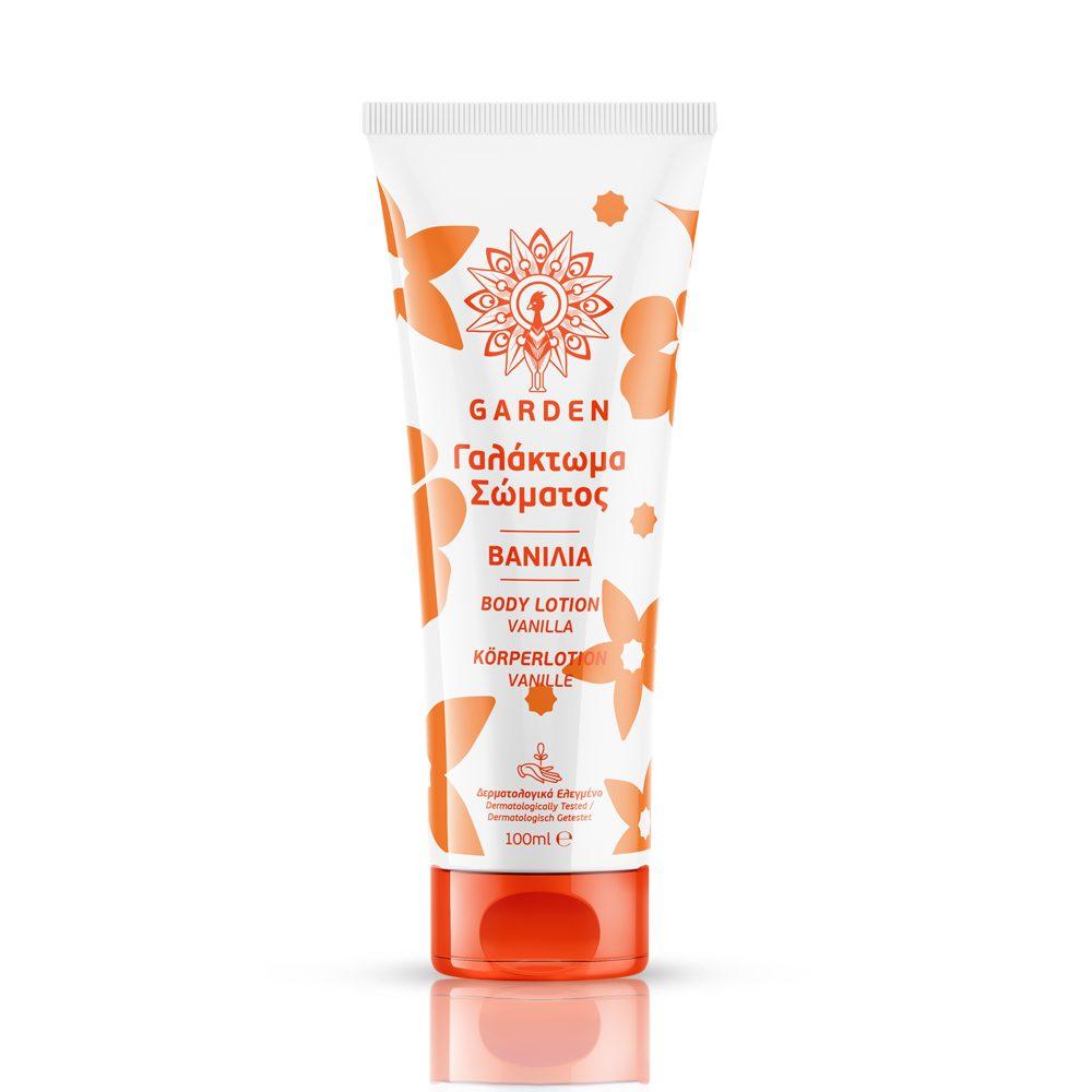 GARDEN OF PANTHENOLS Body Lotion Vanilla, Γαλάκτωμα Σώματος Βανίλια - 100ml
