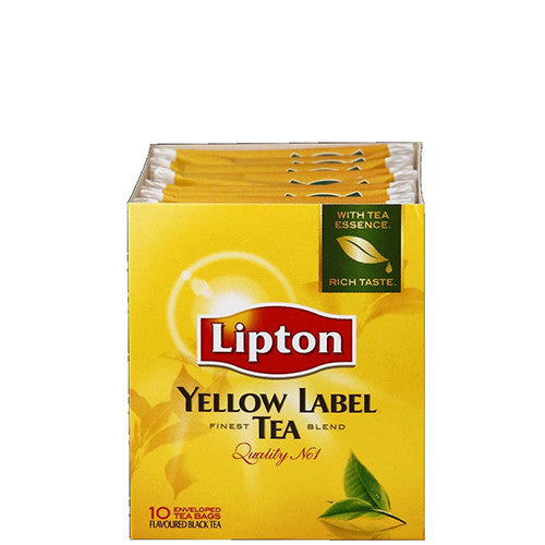 LIPTON YELLOW LABEL (ΜΑΥΡΟ ΤΣΑΙ) Τσάι 10 φακ