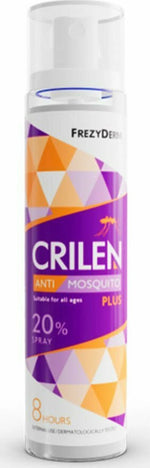 FREZYDERMCrilen Anti-Mosquito Spray Plus Ενυδατικό Σπρέυ Κατά των Κουνουπιών με 20% 100ml