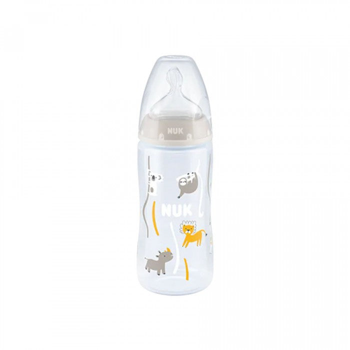 NUK First Choice Plus Πλαστικό Μπιμπερό με Θηλή Σιλικόνης 6-18m , 300ml