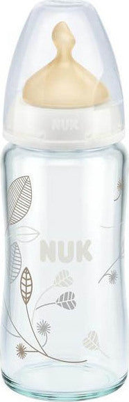 NUK First Choise LATEXμπουκάλι γυάλινο μεγάλο 0-6 m