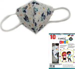 Famex Mask Kids Μάσκα για Παιδιά FFP2 ME Σχέδια 5 Τεμάχια