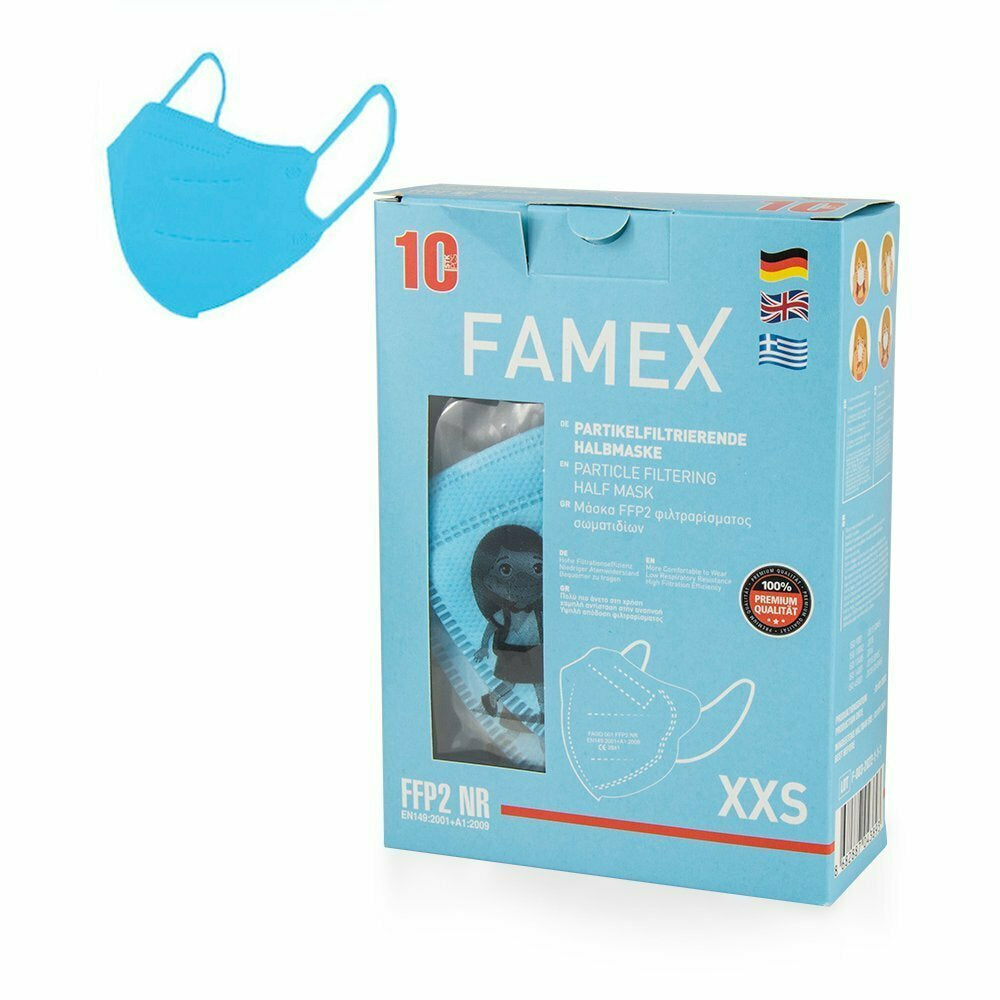 FAMEX Mask Kids Παιδικές Μάσκες Προστασίας FFP2 NR 5 τεμάχια