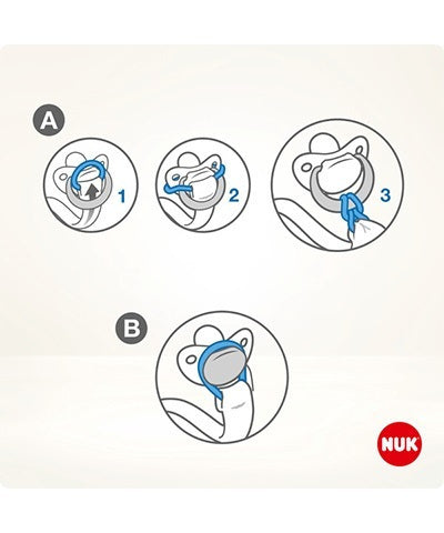 NUK Disney Mickey Κορδέλα Πιπίλας, 1τεμ