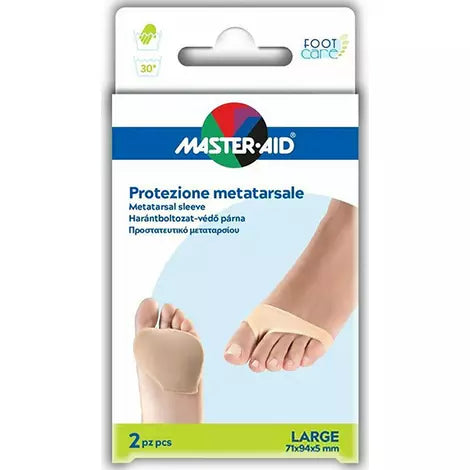 MASTER AID Επιθέματα με Gel για το Μετατάρσιο Large 2τμχ