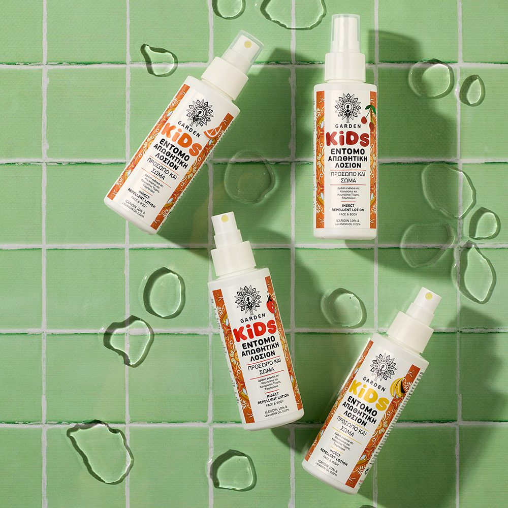 GARDEN OF PANTHENOLS Παιδική Εντομοαπωθητική Λοσιόν Icaridin 10% 100ml