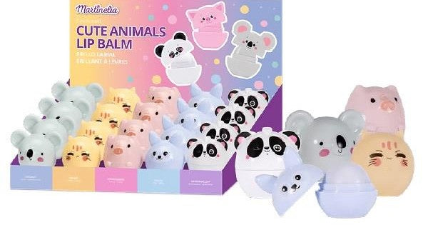 MARTINELIA Cute Animals Lip Balm Παιδικό Βάλσαμο Ενυδάτωσης για τα Χείλη