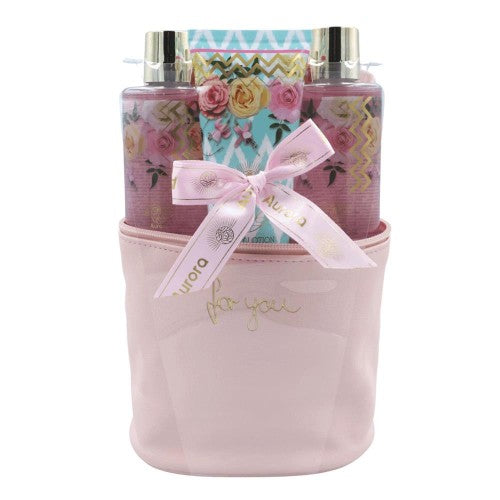 SHINE AND BEAUTY Aurora σετ δώρου με προϊόντα περιποίησης μέσα σε θήκη καλλυντικων