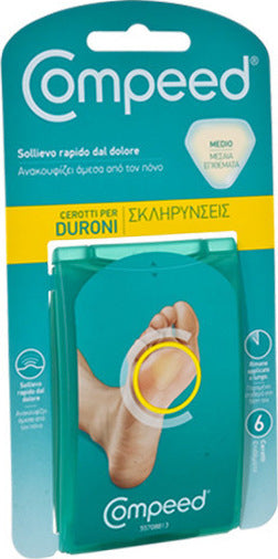 COMPEED μέσα επιθέματα για σκληρύνσεις 6 τεμάχια