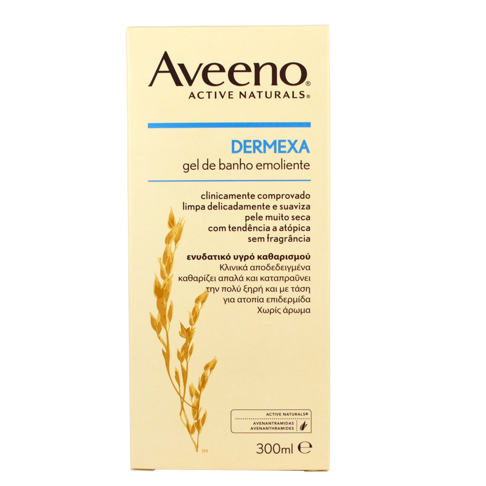 AVEENO ® Dermexa Daily Emollient Body Wash Ενυδατικό Υγρό Καθαρισμού Σώματος 300ml