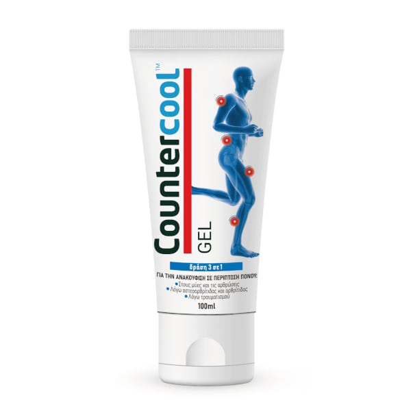 COUNTERCOOL Gel Γέλη Ανακούφισης Μυικών Πόνων, 100ml