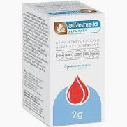 Alfashield Hemo-Stasis Calcium Alginate Dressing Αιμοστατικό Βαμβάκι , 2g