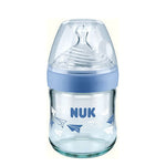 NUK Nature Sense Γυάλινο Μπιμπερό Θηλή Σιλικόνης 120ml