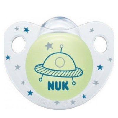 NUK Trendline Night & Day Πιπίλα Σιλικόνης με Θήκη 6-18 m, 1 τμχ