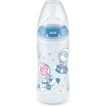 NUK First Choice πλαστικό με θηλή Σιλικόνης 6-18m Peppa Pig μπλε 300ml