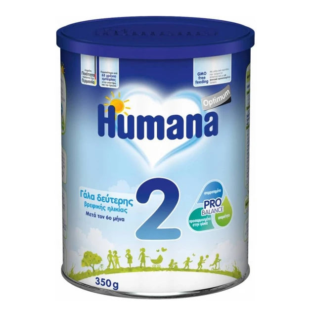 HUMANA Optimum 2 Βρεφικό Γάλα Μετά τον 6ο Μήνα, 350gr