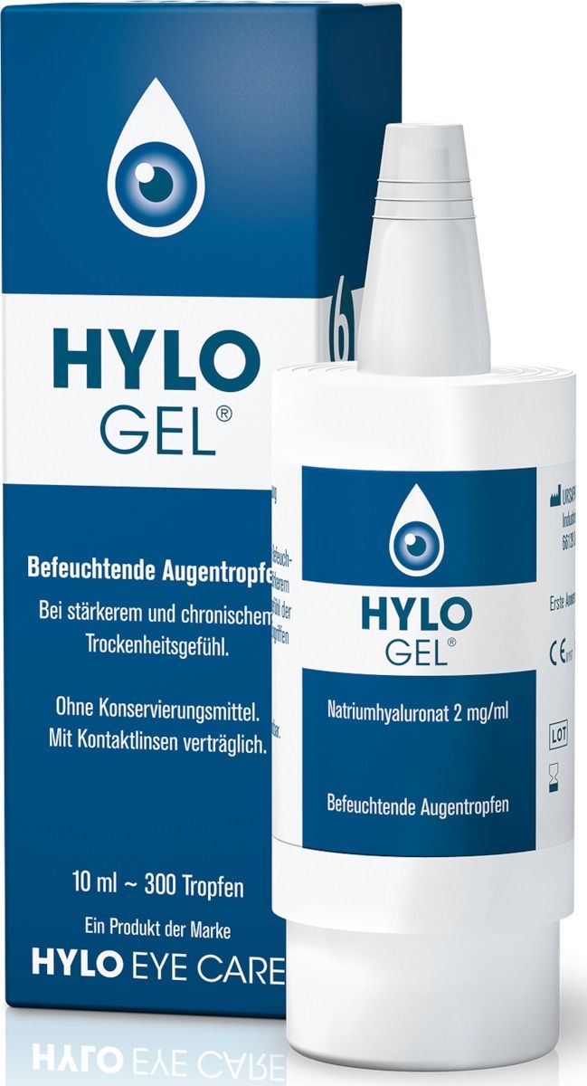 HYLO GEL Λιπαντικές Οφθαλμικές Σταγόνες 10ml
