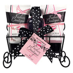 POKHARA Σετ δώρου Γαλλίας με 100ml αφρόλουτρο -80ml body lotion-80ml body scrub και μεταλλική βάση