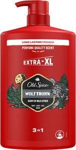 OLD SPICEWolfthorn Shower Gel & Shampoo XL 3-in-1 Αφρόλουτρο & Σαμπουάν για Άνδρες, 1 L