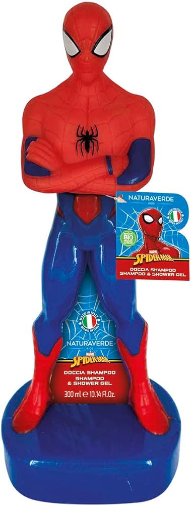 SHINE AND BEAUTY Naturaverde Spiderman 3D Αφρόλουτρο, 300ml