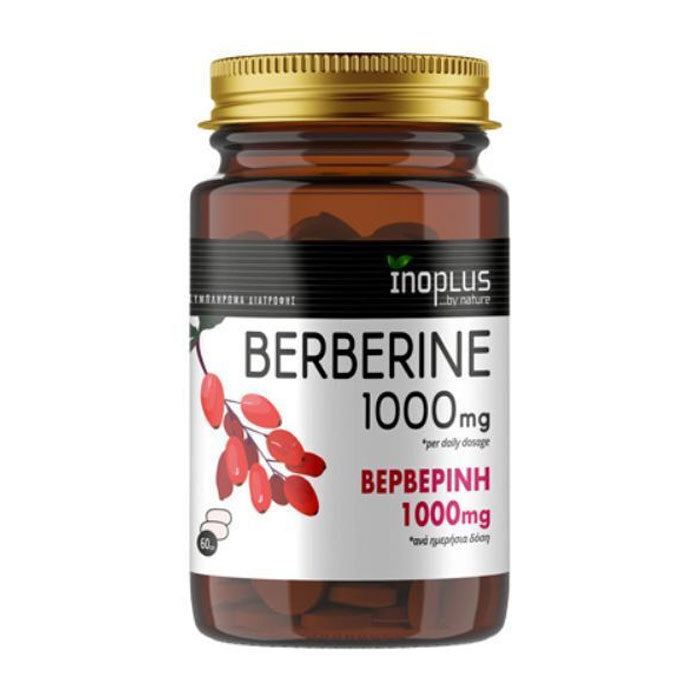 INOPLUSBerberine 1000mg Βερβερίδα 60 ταμπλέτες