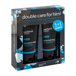 MEDISEI Panthenol Extra Men Double Care (1+1 ΔΩΡΟ) με Face & Eye Cream Ανδρική Αντιρυτιδική Κρέμα Προσώπου & Ματιών, 75ml & ΜΑΖΙ After Shave Balm Ανδρικό Ενυδατικό Balm για μετά το Ξύρισμα, 75ml