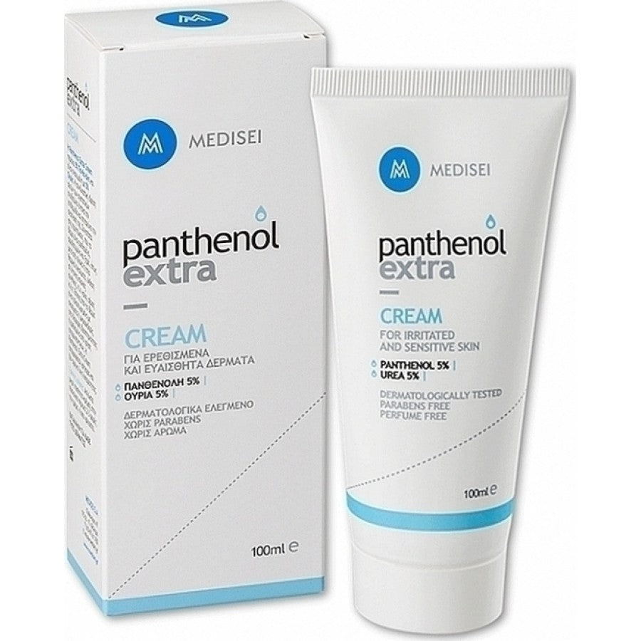 MEDISEI Panthenol Extra Ενυδατική Κρέμα Ανάπλασης Σώματος με Ουρία για Ευαίσθητες Επιδερμίδες 125ml