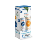 POWER HEALTH Zinc & Vitamin C Stevia 20 eff tabs & Δώρο Vitamin C 500 mg 20 eff tabs