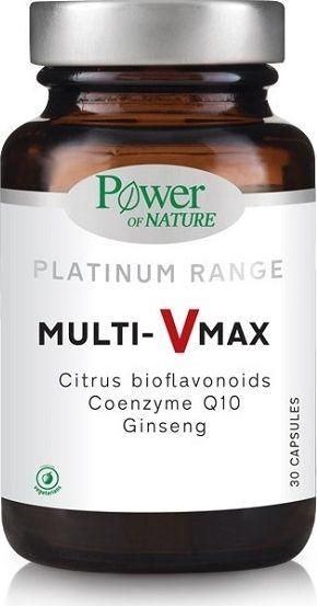 POWER HEALTH Platinum Multi-Vmax Βιταμίνη για Ενέργεια & το Ανοσοποιητικό 30 Κάψουλες