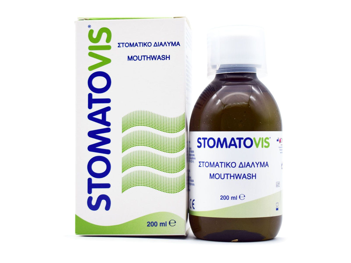 PHARMAQ Stomatovis Mouthwash Αντιμικροβιακό Στοματικό Διάλυμα, 200ml