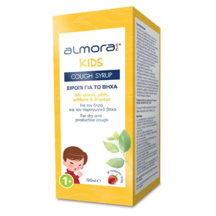 ELPEN Almora Plus Kids Παιδικό Σιρόπι Για Ξηρό & Παραγωγικό Βήχα Για Παιδιά 1+ Ετών 120ml