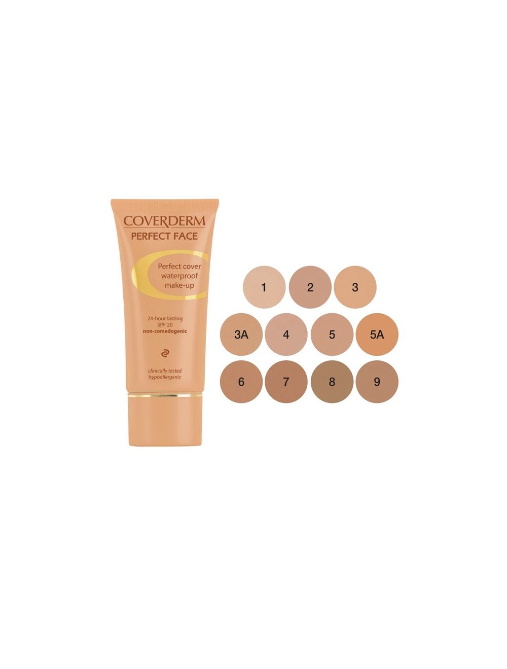 COVERDERM Perfect Face Αδιάβροχο-υποαλλεργικό Make-up 30ml