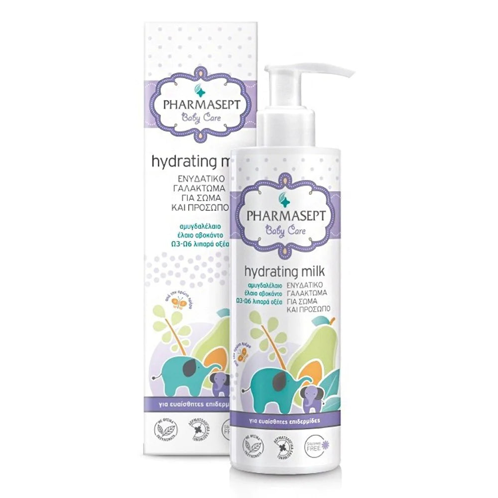 PHARMASEPT Baby Care Hydrating Milk Βρεφικό Ενυδατικό Γαλάκτωμα Για Σώμα & Πρόσωπο 250ml