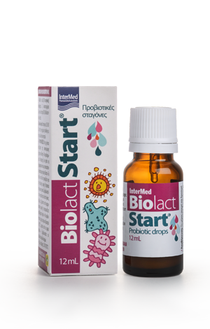 Intermed Biolact Start Προβιοτικές Σταγόνες για παιδιά, 12ml