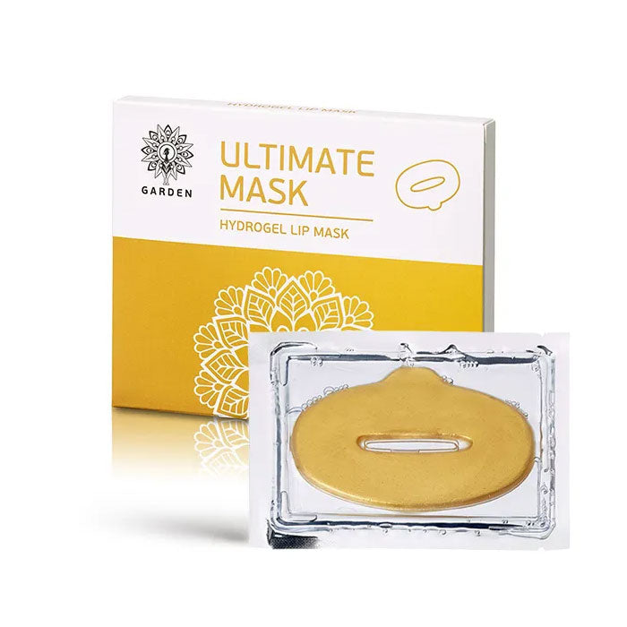 GARDEN OF PANTHENOLS Ultimate Hydrogel Lip Mask Μάσκα Χειλιών Lip Patches 3τμχ