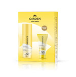 GARDEN OF PANTHENOLS sun Box Safe Spritz, Αντηλιακό Γαλάκτωμα Spray με Εκχύλισμα Ροδιού Πρόσωπο & Σώμα SPF50 200ml + Αντηλιακή Κρέμα Προσώπου με Υαλουρονικό Οξύ SPF50+ 50ml