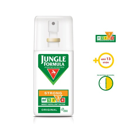 JUNGLE Formula Strong Soft Care αντικουνουπικό σπρέι, 75ml