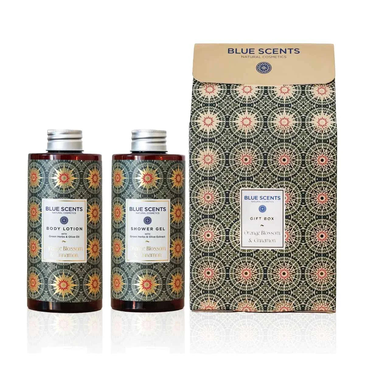 BLUE SCENTS Gift Set Orange Blossom & Cinnamon Αφρόλουτρο 300ml & Κρέμα Σώματος 300ml