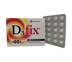UNI-PHARMA D3 Fix 1200IU Συμπλήρωμα Διατροφής Βιταμίνης D3, 60tabs