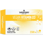 Superfoods Vitamin D3 Vegan 2500IU, 60tabs