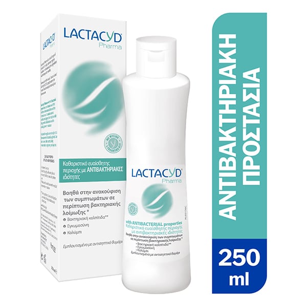 LACTACYD with Antibacterials / με Αντιβακτηριακές Ιδιότητες, 250ml