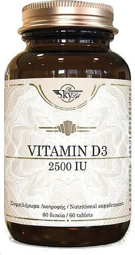 SKY Premium Life Vitamin D3 2500iu 60 tabs