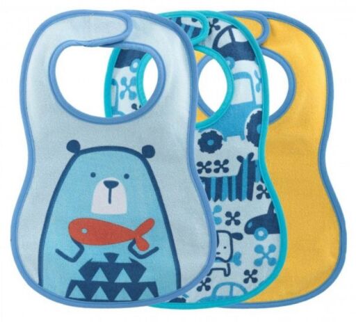 CHICCO Easy Meal Bib -ΣΑΛΙΑΡΑ - 6m+ (3 τμχ)