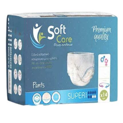 SOFT CARE Πάνα Βρακάκι ΧLarge 14τμχ