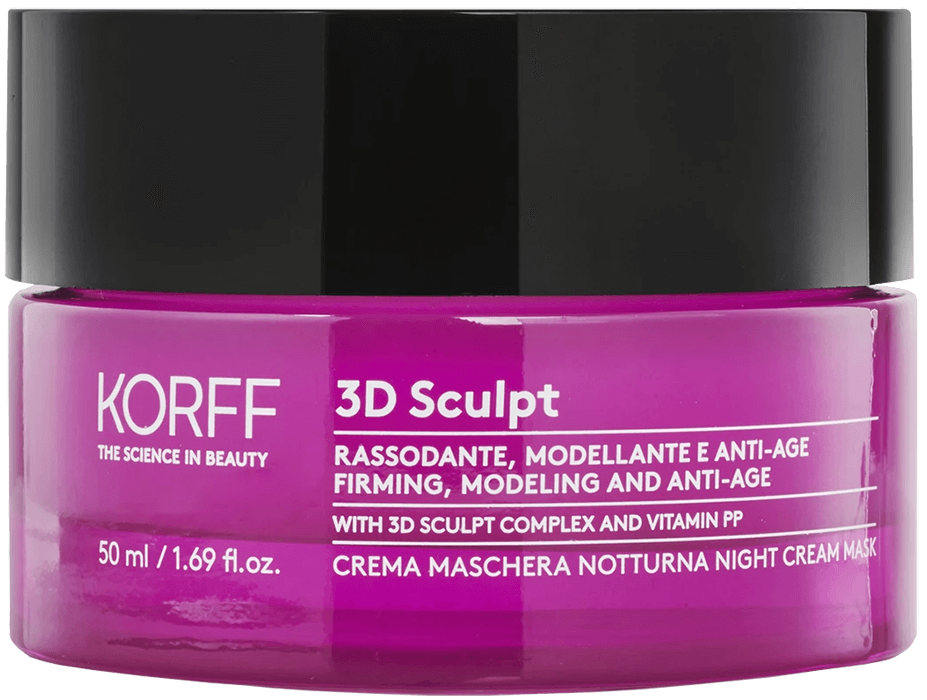 KORFF 3D Sculpt Συσφικτική Κρέμα-Μάσκα Νύχτας για Πρόσωπο & Λαιμό 50 ml