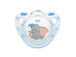 NUK Disney Bambi ορθοδοντικη πιπίλα σιλικόνης με θήκη 0-6 m , 1 τμχ